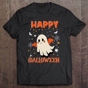 Happy Halloween Cute Ghost For Halloween Funny Halloween Shirt